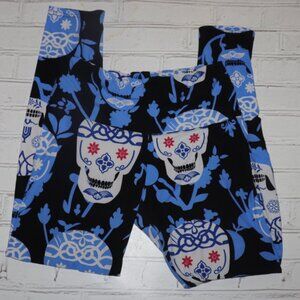 💀🌺🌀 Box of Cotton Sugar Skull Shorts · Plus Size · Stretch Fit (L/XL)